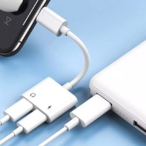 IPhone Adapter 2-IN-1 Talking+Music+Charging